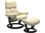 Relaxsessel STRESSLESS "Ruby", beige (vanilla paloma), B:74cm H:97cm T:74cm, Leder PALOMA: Paloma ist ein durchgefärbtes Semianilin-Möbelleder mit natürlicher Narbung. Es wurde mit einer leichten Oberflächenbehandlung versehen, um es beständiger zu machen. Paloma ist weich im Griff und hat eine warme Ausstrahlung. Es ist atmungsaktiv und feuchtigkeitsabsorbierend. Paloma wird besonders von all jen