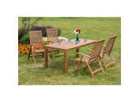 Merxx Parabaiba Set 5tlg. Tisch 185x90 cm