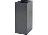 V-Part Modulares Abfalltrennsystem, 60 Liter, pulverbeschichteter Stahl, B 263 x T 335 x H 700 mm, dunkelgrau
