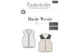 Fadenkäfer Schnitt "Basic-Weste" für Damen