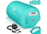 KESSER® Aufblasbare Air Roll Airtrack, Gymnastik-Rolle inkl. Tragetasche & elektr. Luftpumpe Barrel Gymnastik Tumbling Yoga Gymnastik Rolle Gymnastikmatte, Fitnessrolle