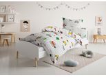 Lüttenhütt Kinderbettwäsche »CUDDLEE«, in vielen Designs: Dino,Einhorn,Weltraum,Baustelle,Herz,Trecker,Safari
