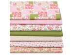 Patchwork- und Quiltpaket "Grafik", mint/peach