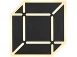 LED-Wandleuchte Xolli Opal/Schwarz max. 18 Watt Wandlampe