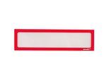 Ultradex Infotasche, magnetisch, für Überschriften, B 225 x H 60 mm, A4, rot