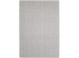 Novel Webteppich , Silberfarben , Textil , Uni , rechteckig , 80x150 cm , Oeko-Tex® Standard 100 , pflegeleicht , Teppiche und Böden, Teppiche, Webteppiche