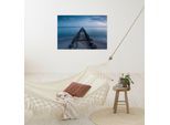 Komar Leinwandbild »Ostseebad - Grösse 90 x 60 cm«, Baum-Blätter-Natur-Berge-Blumen-Foto-Jahreszeiten-Landschaft-Meer-Strand-Palmen, (Packung, 1 St.), Keilrahmenbild mi Echtholzrahmen