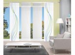 Vision S Schiebegardine »4ER SET HEIGHTS«, (4 St.), HxB: 260x60, Schiebevorhang 4er Set Digitaldruck