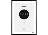 Komar Bilderrahmen »Pure«, Echtholzrahmen mit hochtransparentem Acrylglas