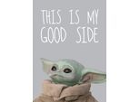 Komar Bild »Mandalorian The Child Chocolate Side«, Disney-Star Wars, (1 St.), Wandbild zur Dekoration im Kinderzimmer - ohne Rahmen