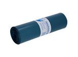 Deiss Abfallsäcke PREMIUM®, Volumen 120 l, reissfest, Stärke 80 µm, ohne Zugband, L 1100 x B 700 mm, Recycling-LDPE, blau, 250 Stück