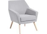 Max Winzer Sessel , Silberfarben , Textil , Buche , 67x81x71 cm , Goldenes M, Made in Europe , Wohnzimmer, Sessel, Sonstige Sessel