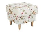 Max Winzer Hocker , Weiß , Textil , Buche , quadratisch , 53x45x53 cm , Goldenes M, Made in Europe , Wohnzimmer, Sessel, Hocker, Sitzhocker