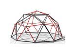 Klettergerüst 360x360x180cm DomeClimber Kinder Kletterkuppel Geodome 12FT - anthrazit/rot