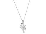 Zeeme Silber Anhänger mit Kette 925/- Sterling Silber rhodiniert Zirkonia