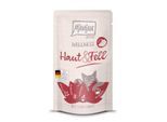 MjAMjAM Nassfutter Katze Adult, Wellness Haut & Fell 12x125 g Rind