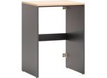 Waschmaschinenumbauschrank SCHILDMEYER "Solea, Breite 67 cm", schwarz (anthrazit, eichehellfarben), B:67,1cm H:96,0cm T:60,0cm, FSC-zertifizierter Holzwerkstoff, Schränke, Variabel anbringbare Traverse, Stapelbar