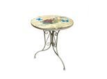 HTI-Living Metalltisch Flowers and Plants