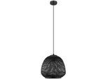 Eglo Hängeleuchte , Schwarz , Metall, Holz , massiv , oval , 110 cm , Lampen & Leuchten, Innenbeleuchtung, Hängeleuchten, Pendelleuchten