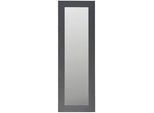 Carryhome Wandspiegel , Schwarz , Kunststoff, Glas, Holzwerkstoff , rechteckig , 50x150x1.6 cm , senkrecht montierbar, Ganzkörperspiegel , Garderobe, Garderobenspiegel