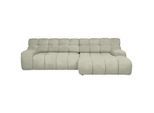 Welnova Ecksofa , Naturfarben , Textil , Ottomane rechts, L-Form , 297x180 cm , Fsc, Reach, Made in Eu , Stoffauswahl, seitenverkehrt erhältlich, Hocker erhältlich, Rücken echt, Armteil links, Armteil rechts , Wohnzimmer, Sofas & Couches, Wohnlandschaften, Ecksofas