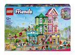 LEGO® Spielbausteine »Friends Wohn- und Einkaufsstrasse 42670«, (2040 St.)