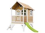 Ambia Garden Spielhaus , Braun, Weiß , Holz , Hemlocktanne , 287x231x191 cm , EN 71, CE, FSC 100% , Freizeit & Co, Gartenspielzeug, Spielhäuser
