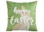 Novel Kissenhülle , Multicolor , Textil , Hase , 45x45 cm , Heimtextilien, Bezüge, Kissenbezüge