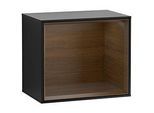 Villeroy und Boch Finion Regalmodul FD10GNPD 41,8x35,6x27cm, Regal Walnut Veneer, Black matt lacquer