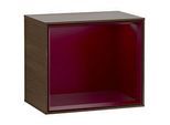 Villeroy und Boch Finion Regalmodul FD10HBGN 41,8x35,6x27cm, Regal Peony Matt, Walnut veneer