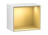Villeroy und Boch Finion Regalmodul FD10HFGF 41,8x35,6x27cm, Regal Gold Matt, Glossy white lacquer