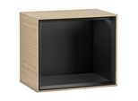 Villeroy und Boch Finion Regalmodul FD10PDPC 41,8x35,6x27cm, Regal Black Matt, Oak Veneer