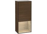 Villeroy und Boch Finion Seitenschrank G540PCGN 41,8cm, links, Emotion, Regal unten Oak Veneer, Walnut veneer