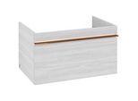 Villeroy und Boch Venticello Waschtisch-Unterschrank A93405E8 75,3 x 42 x 50,2 cm, Griff Copper, White Wood