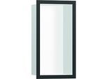 hansgrohe XtraStoris Wandnische 56096340 30x15x10cm, mit Designrahmen, mattweiß, brushed black chrome