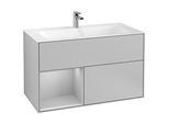 Villeroy und Boch Finion Waschtischunterschrank F030GJGJ 99,6x59,1x49,8cm, Regal links Light grey matt, Light grey matt