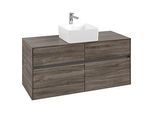 Villeroy und Boch Collaro Waschtischunterschrank C04100RK 120x54,8x50cm, Waschtisch mittig, Stone Oak