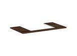 hansgrohe Xelu Q Konsole 54110630 980 x 550 mm, Ausschnitt 600 x 480 mm, Nussbaum dunkel