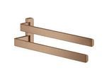 hansgrohe Axor Handtuchhalter 42821310 409mm, 2-armig, schwenkbar, brushed red gold