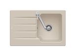 Villeroy und Boch Architectura Spüle 334002RW Stone White, Ablaufgarnitur mit Excenterbetätigung