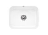 Villeroy und Boch Unterbauspüle 670601KG mit Ablaufgarnitur, Handbetätigung, Befestigungssatz, Snow White