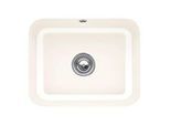 Villeroy und Boch Unterbauspüle 670602KR mit Ablaufgarnitur, Exzenterbetätigung, Befestigungssatz, Crema
