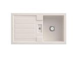 Villeroy & Boch Flavia Einbauspüle 330501KR mit Ablaufgarnitur und Handbetätigung, Crema