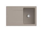 Villeroy und Boch Siluet Spüle 333401AM mit Ablaufgarnitur und Handbetätigung, Almond