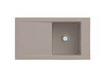 Villeroy und Boch Spüle 330701AM mit Ablaufgarnitur und Handbetätigung, Almond