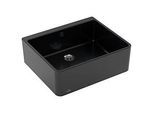 Villeroy und Boch Spülstein Einzelbecken 636001S5 Ablaufgarnitur mit Handbetätigung, Ebony