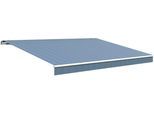 Gelenkarmmarkise WISMAR "Classic", blau, B:500cm H:25cm, Polyacryl, Markisen