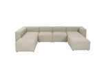 Max Winzer Wohnlandschaft , Creme , Textil , U-Form , 350x250 cm , Goldenes M, Made in Germany , Rücken echt , Wohnzimmer, Sofas & Couches, Wohnlandschaften, Wohnlandschaften in U-Form