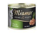 Miamor Feine Filets in Jelly Thunfisch und Gemüse 12x185 g
