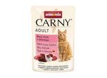 animonda Carny Nassfutter Katze Adult Rind, Pute und Shrimps 12x85 g